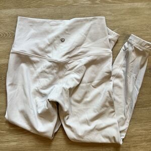 Lululemon Align White Leggings-Size 6